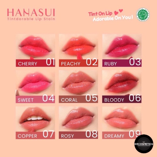 HANASUI Tintdorable Liptint Lip tint 3,5 gr