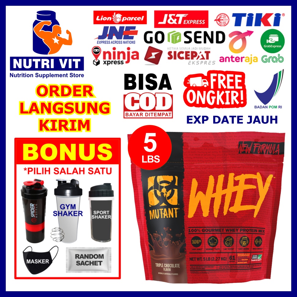 Mutant Whey 5 Lbs ORI Mutan Whey 5 Lbs Mutant Whey Protein 5Lbs Mutan Whey Protein 5 Lb Susu Whey Pr