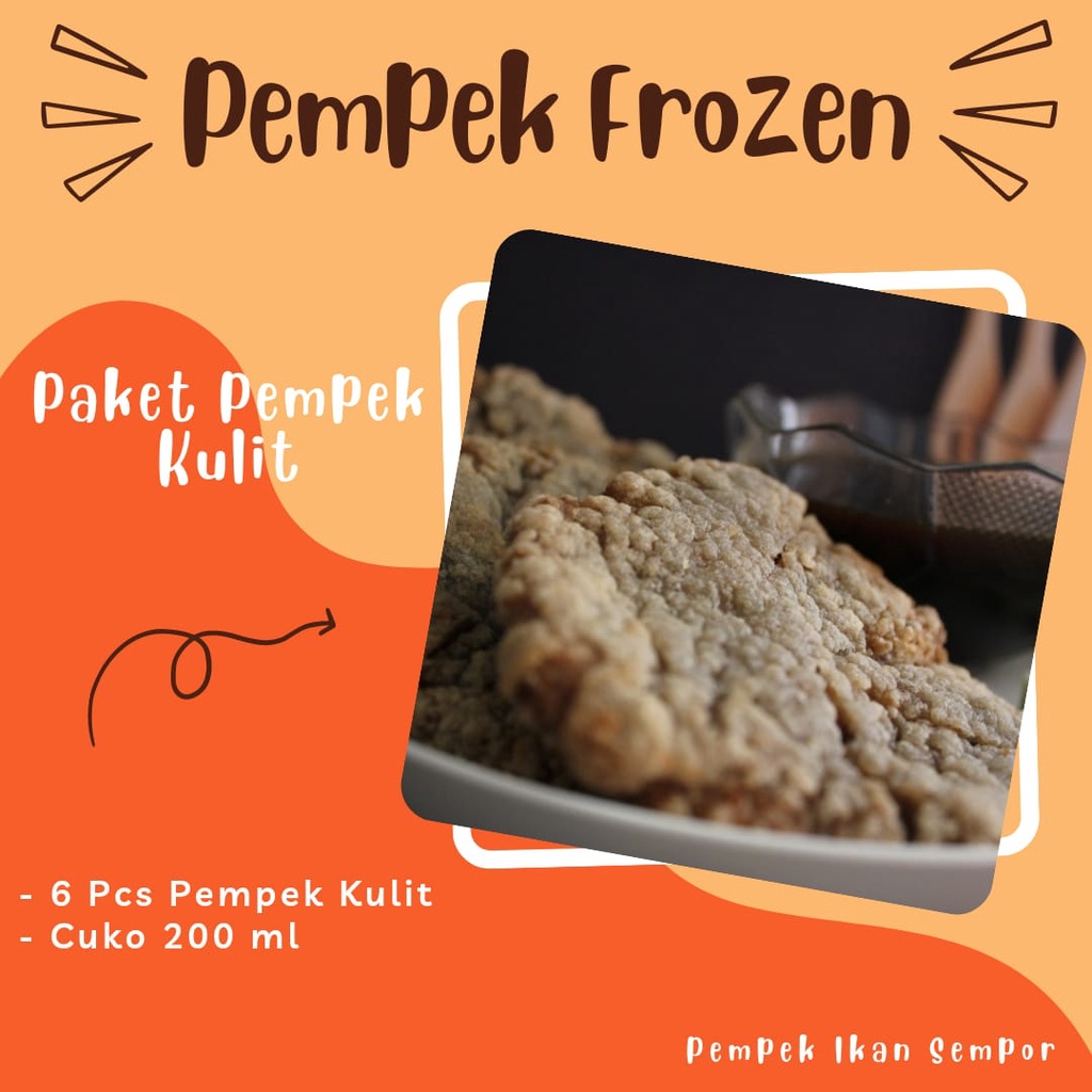 

PEMPEK FROZEN KULIT ISI 6 + CUKO 200ML