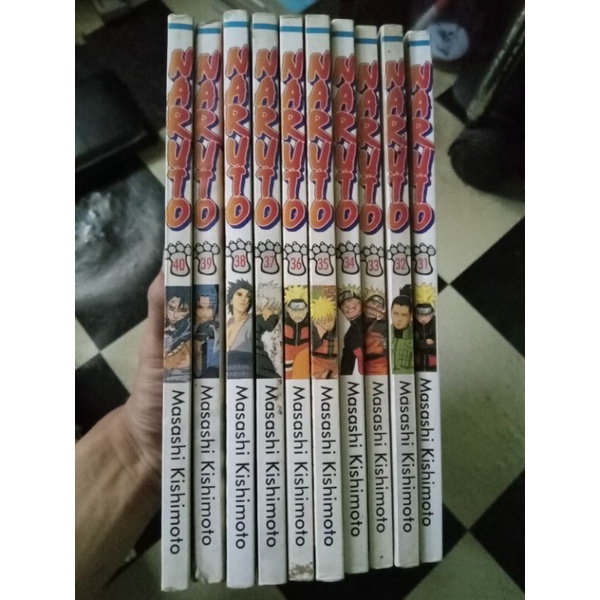 Komik Naruto 31-40 Fullset Original