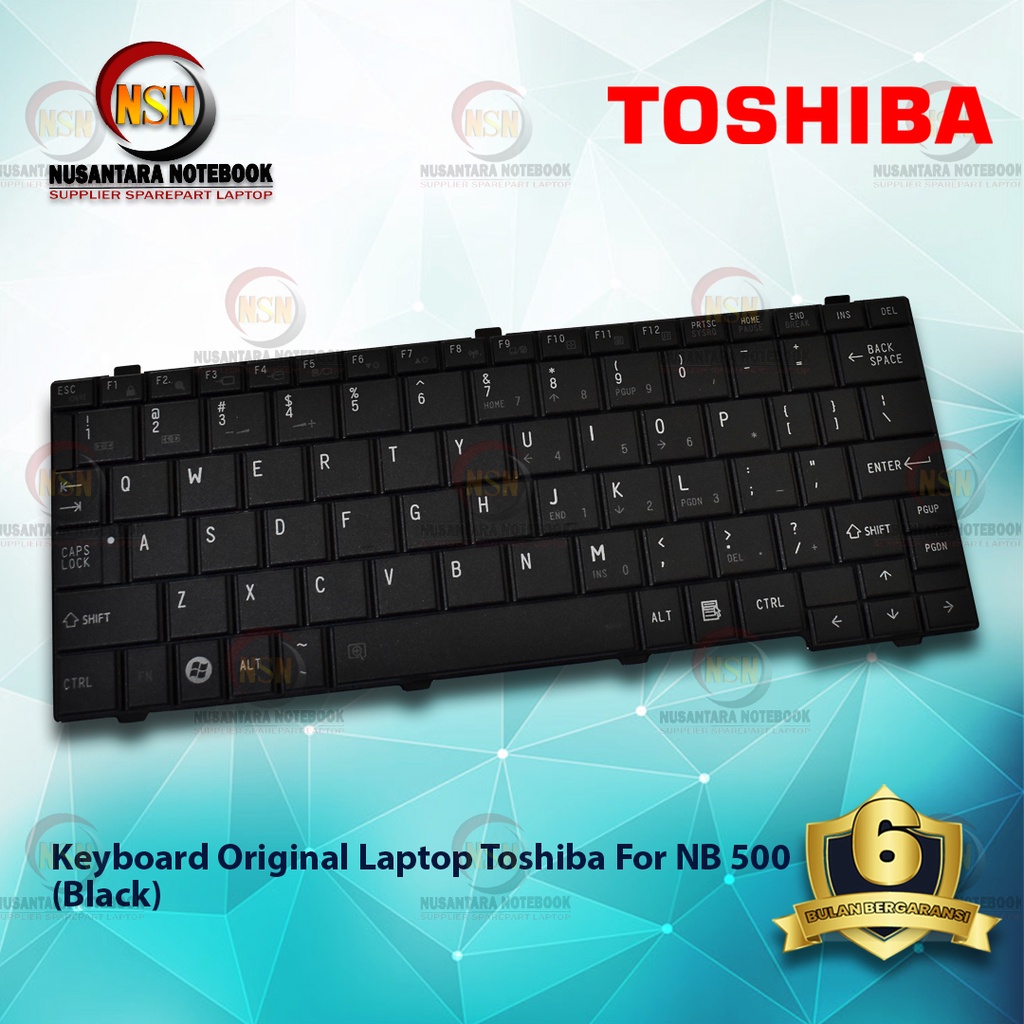 Keyboard Laptop Toshiba NB500 NB520 Series (Black)