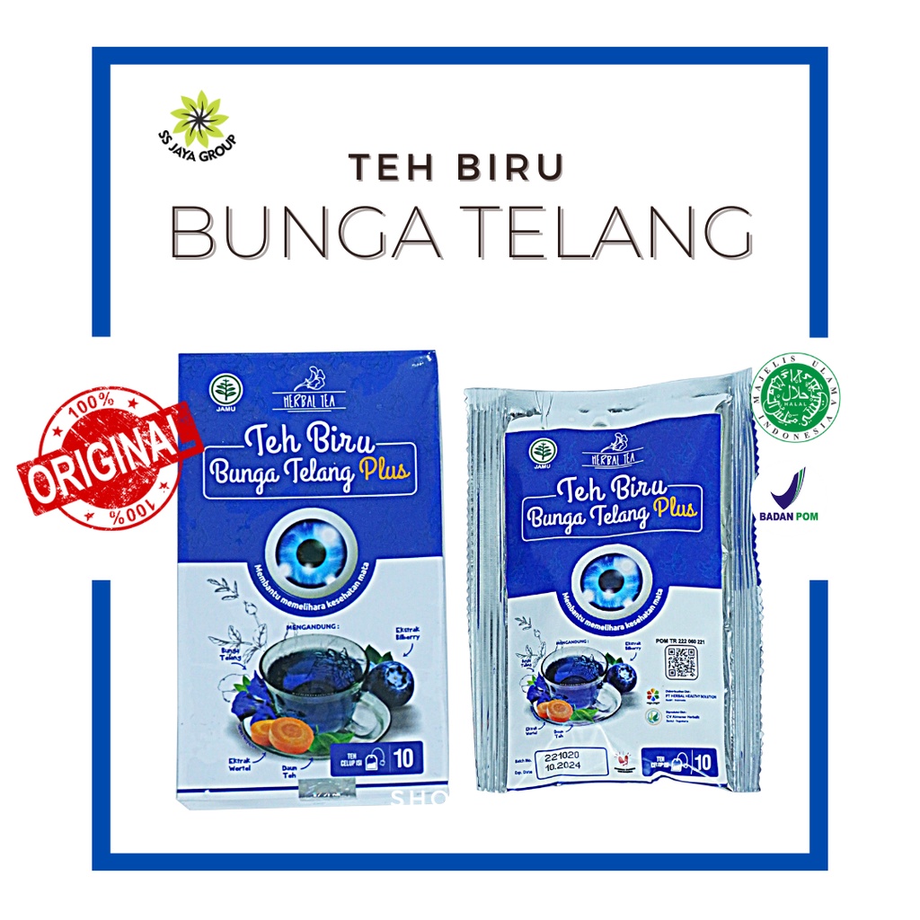 

Ekstrak Bunga Telang - Teh biru bunga telang plus untuk kesehatan mata - Obat mata minus, plus, silinder, katarak