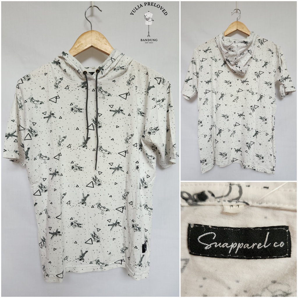 Kaos Hoodie Suapparel Co Putih