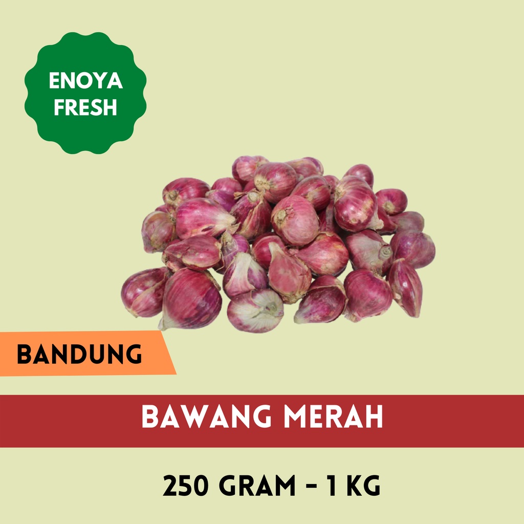

Bawang merah 250g gr - 1 kg Bandung