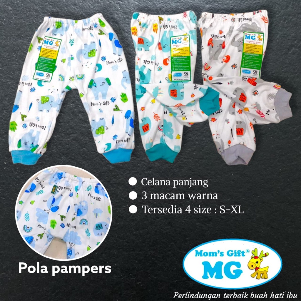 Moms Gift Celana Panjang Bayi Pola Pampers Motif Angsa