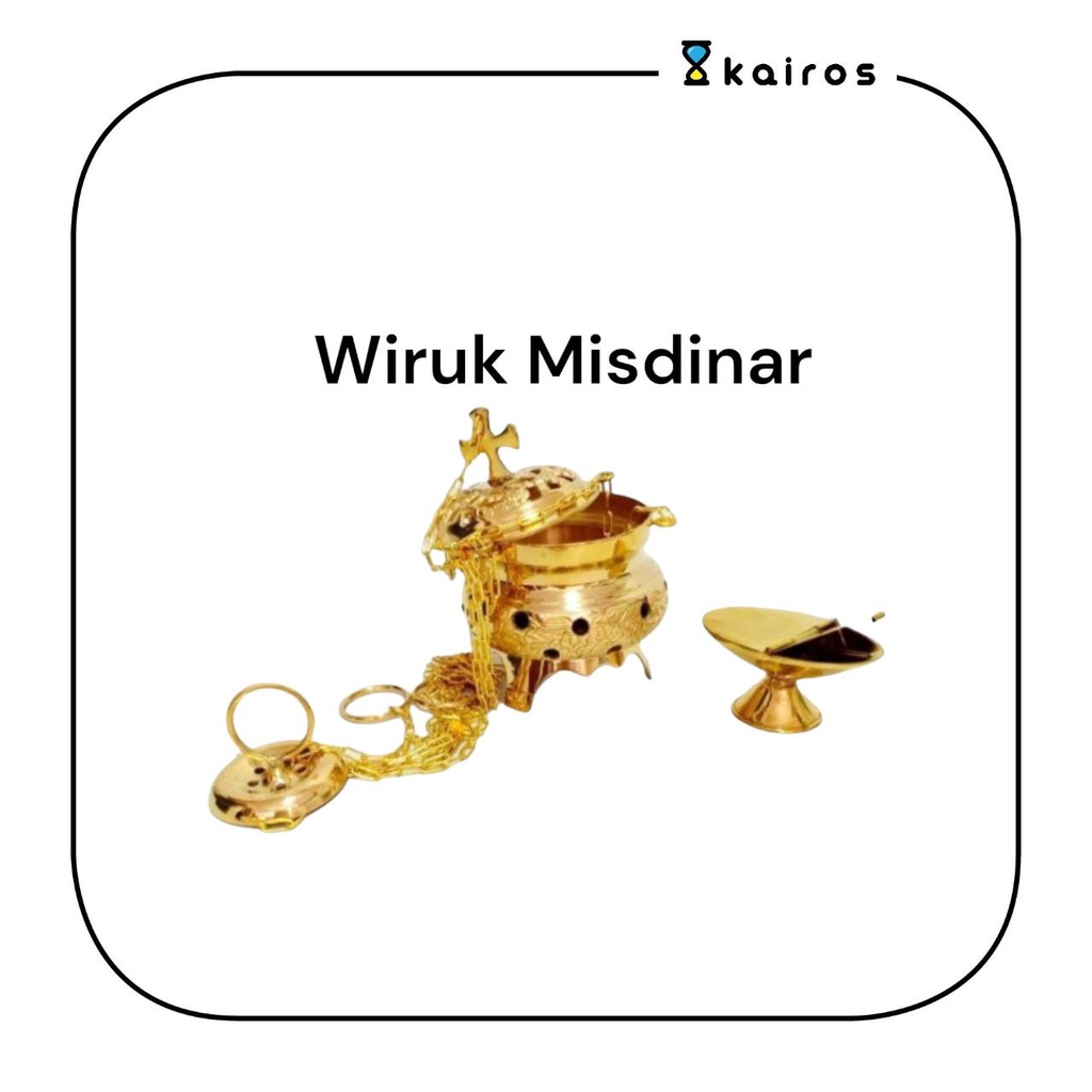Wiruk dan Tempat Dupa Misdinar / Perlengkapan Misa