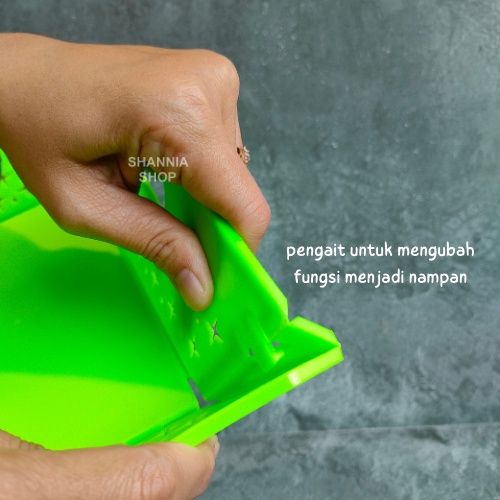 C51 Talenan Lipat 2 in 1 Talenan Nampan Plastik Serbaguna Multifungsi