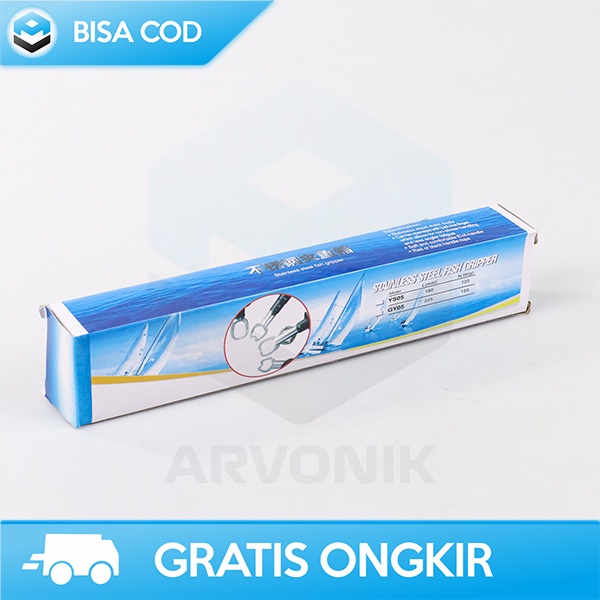 PENJEPIT IKAN FISHING GRIPPER STAINLESS  PERALATAN MANCING BY ILURE