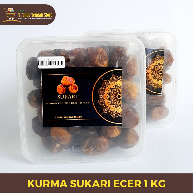 

Kurma Sukari Ecer 1kg Oleh-oleh Haji dan Umroh Jajanan Arab Murah