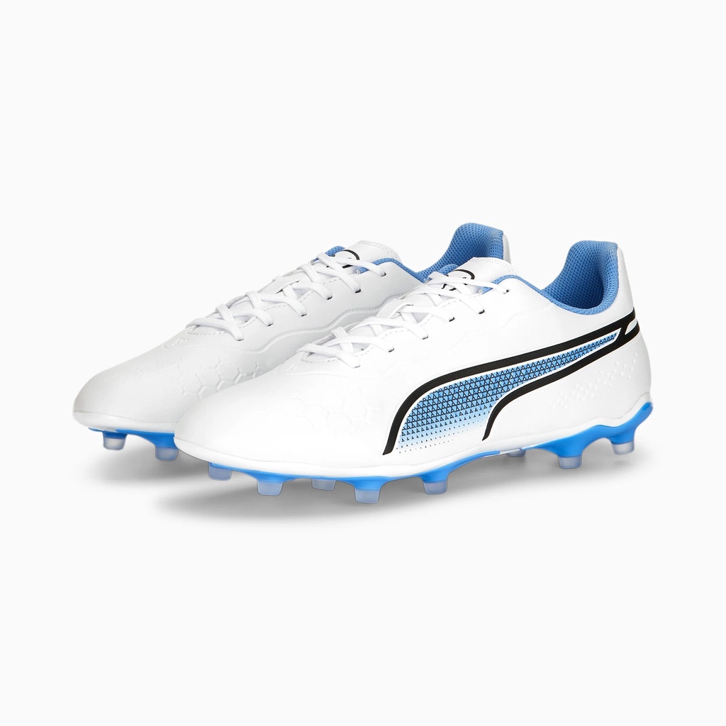 GRATIS ONGKIR !!! SEPATU SEPAK BOLA ORIGINAL PUMA KING MATCH FG White/Black/Blue/Orange TERBARU DISKON OJANSPORT