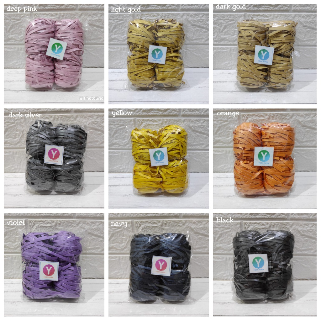 

PROMO Shredded paper 75gr (beli 10 gratis 1) kertas cacah kertas serut kertas potong warna warni