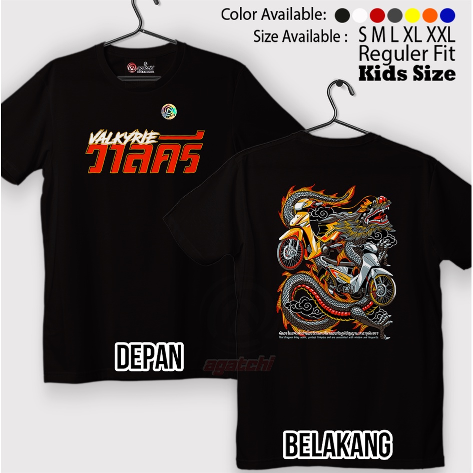 Baju Kaos Atasan Anak Laki - Laki Agatchi Motif Valkyrie - Thai Look Racing