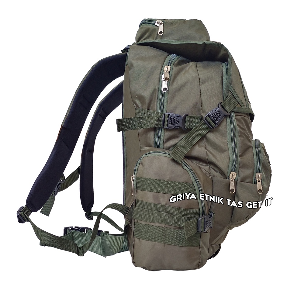 Tas Ransel Pria ARMY Jumbo 40 Liter Tas Punggung Tentara Laki laki Big Size Libanon