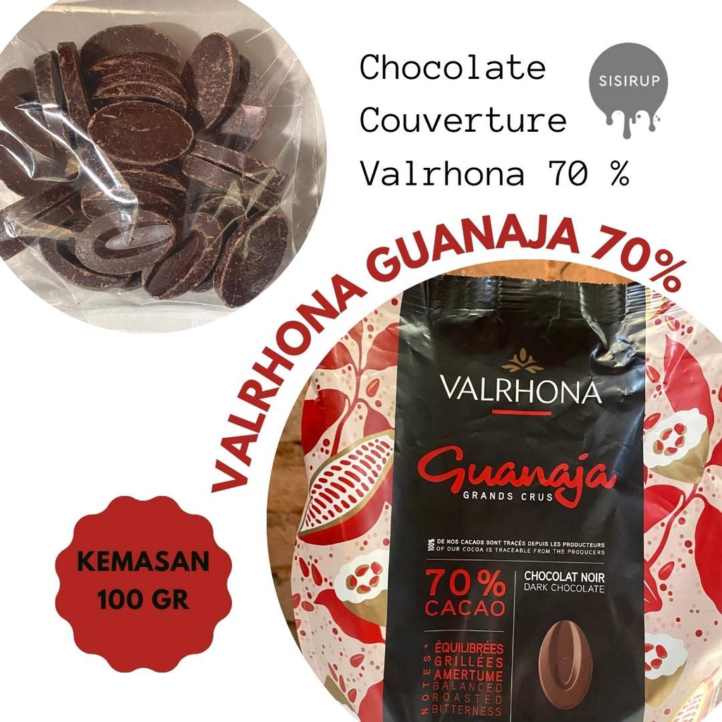 Valrhona Chocolate Couverture 70% / Valrhona Cocoa Guanaja / Coklat