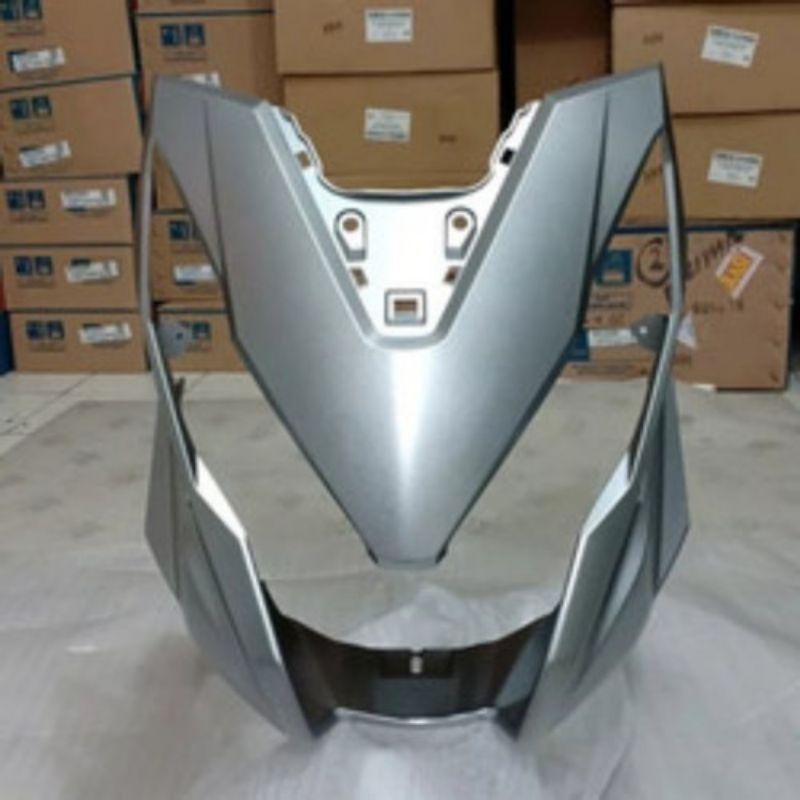 Body tameng depan beat ECO 2016 2019 silver glossy