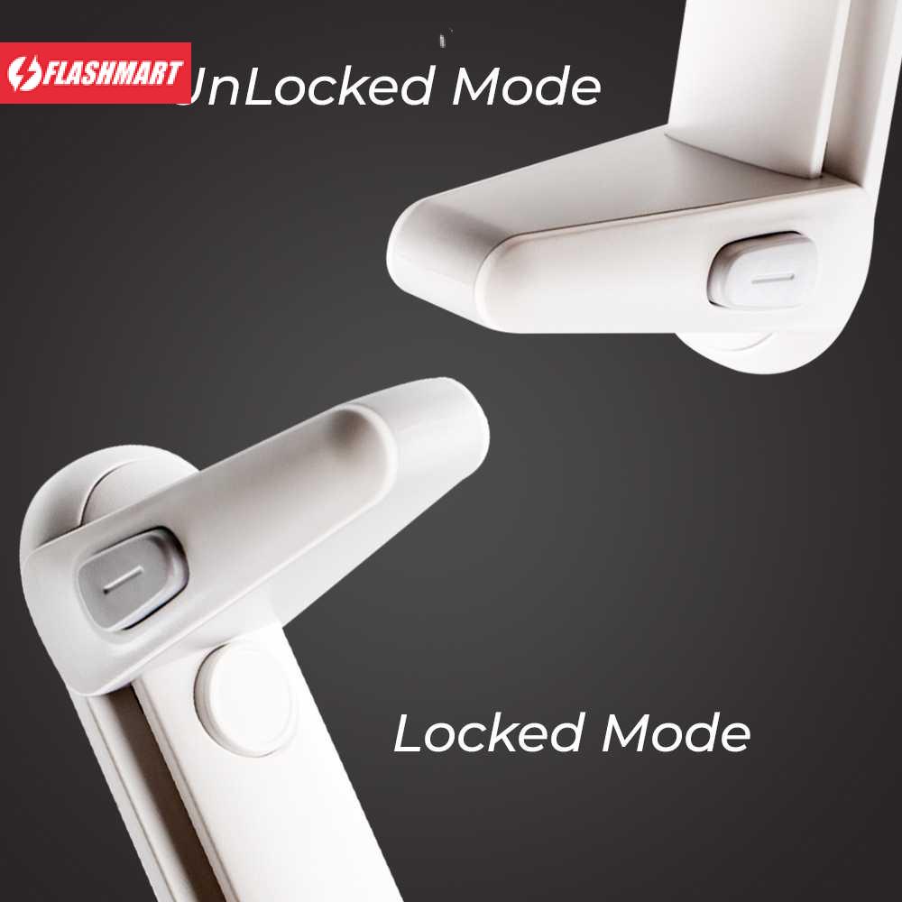 Flashmart Pengaman Gagang Pintu Tempel Door Lever Lock Safety Child - 3M