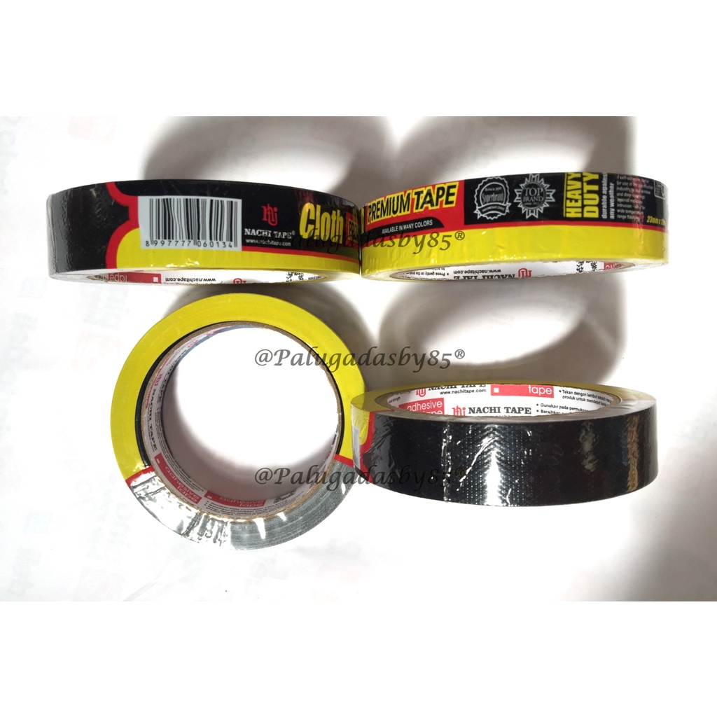 

Cloth Tape Nachi 1 Inch x 12 Meter (1 Biji) / Lakban Kain Nachi 23 mm x 12 Meter / Isolasi Tape Nachi 1"x 12 Meter