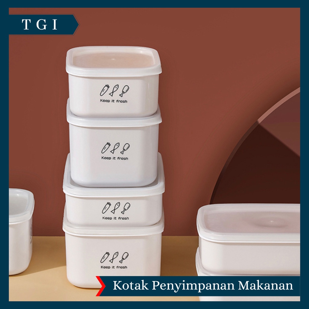 TGI -TEMPAT BUAH SAYUR MAKANAN KULKAS /  KOTAK PENYIMPANAN SERBAGUNA / FOOD CONTAINER STORAGE