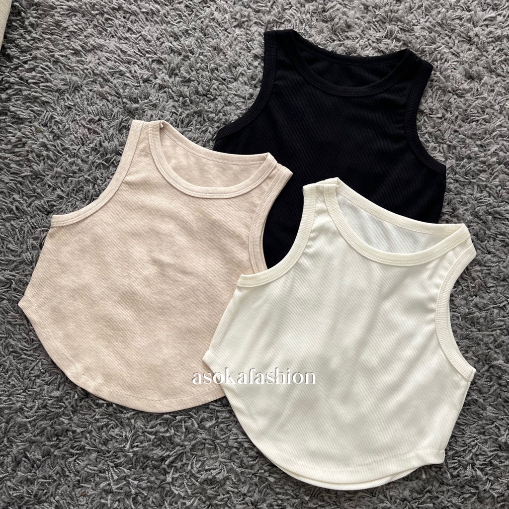 ASOKA Carla Tanktop 270 - Basic Tanktop - Atasan Wanita - Tanktop Knit