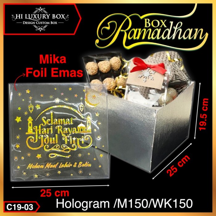 

Kotak Kue Lebaran Cake Box Mika Dus Packaging 25x13x22.5 B28-02 - C19-03
