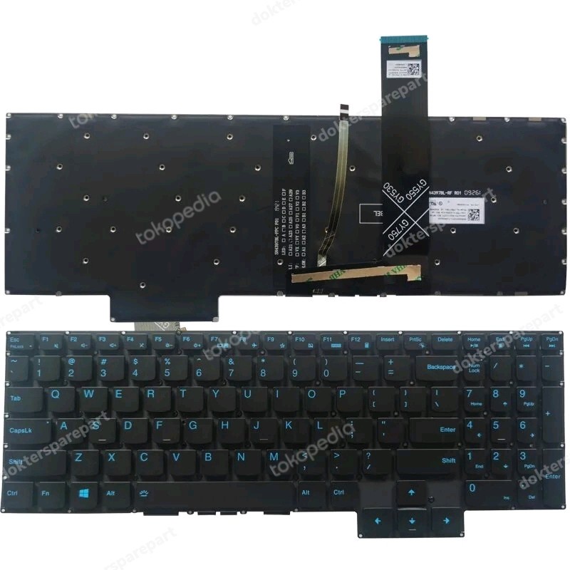 Keyboard Lenovo Ideapad Gaming 3 15ach6 3-15arh05 3-15imh05 81y4 82ey