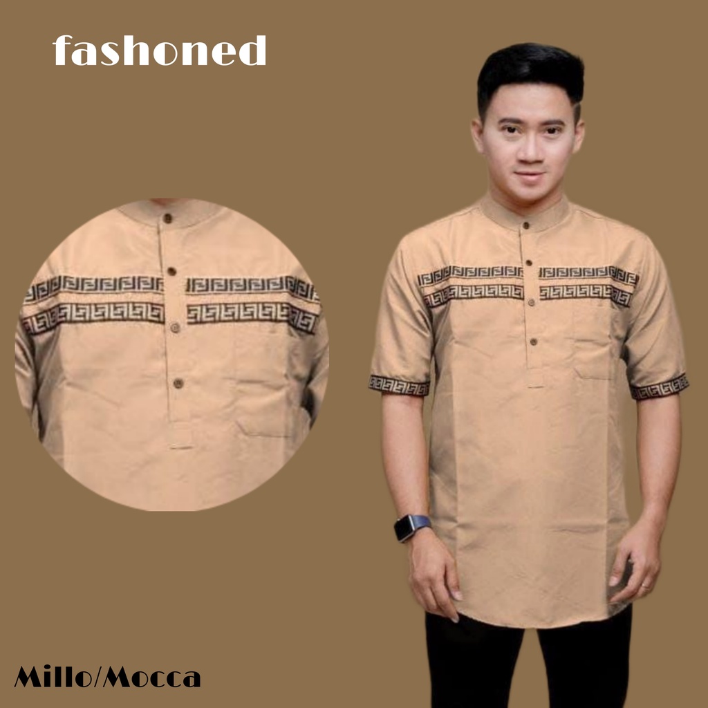 Kurta M L XL Kemeja Pria Lengan Pendek Casual Koko Pria Matt Katun Toyobo Baju Lebaran Baju Muslim Pria Koko pria terbaru baju koko polos baru koko lebaran terbaru hem lebaran pria koko kurta hitam putih sage mint navi bata millo toska mustard lavender