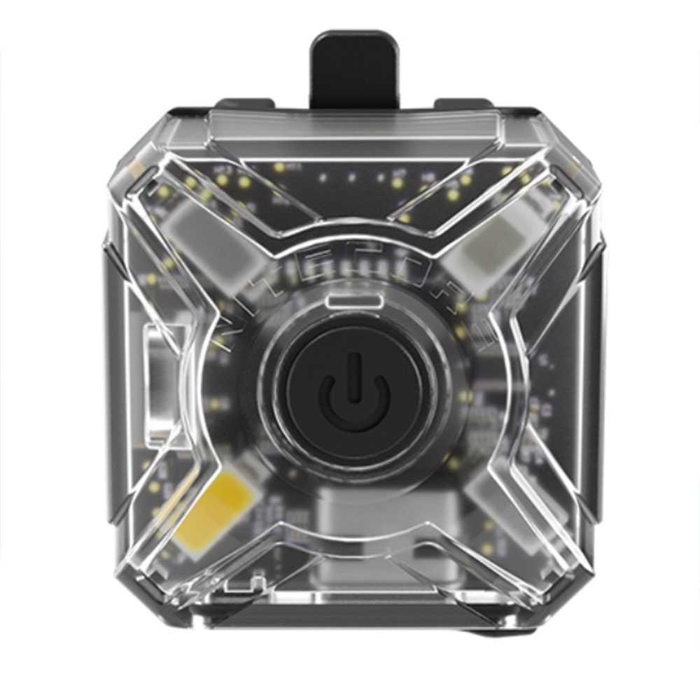 NITECORE Lampu Sinyal LED Mini Headlamp USB 15lm - NU06 LE - Black