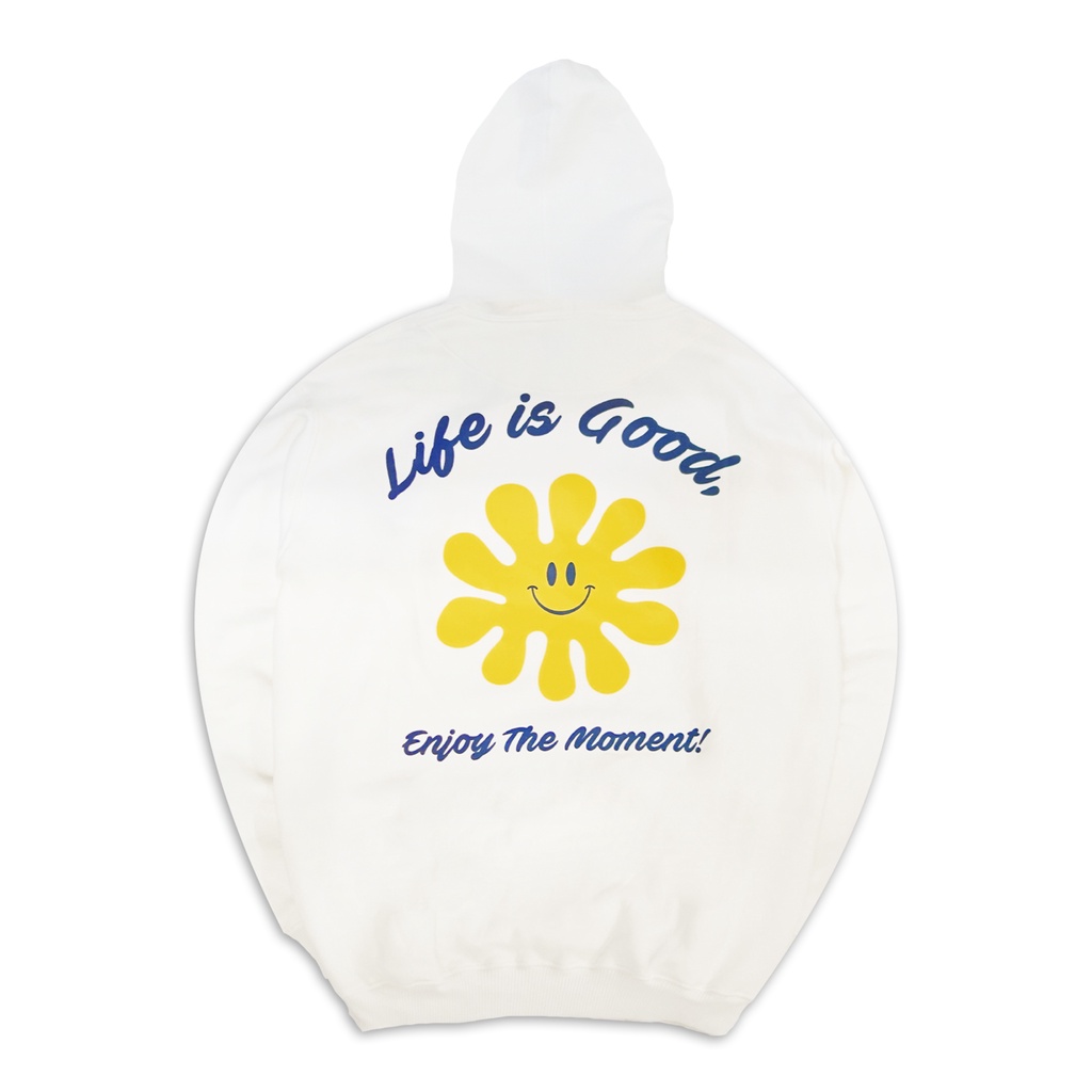 Throoxoriginal Jaket Putih Sunflower White || Hoodie Throox