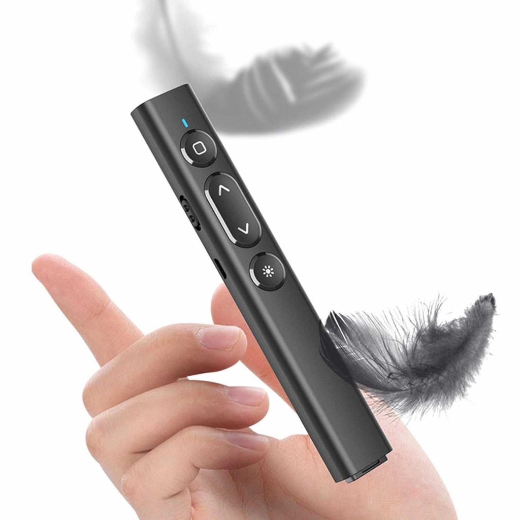 Laser Pointer Presentasi Pen Remote Wireless 2.4 Ghz - LZ-B2 - Black