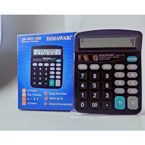 Kalkulato Himawari 837 BATERAI BESAR calculator citizen LC 312 saku 312N baterai jam baterai AA