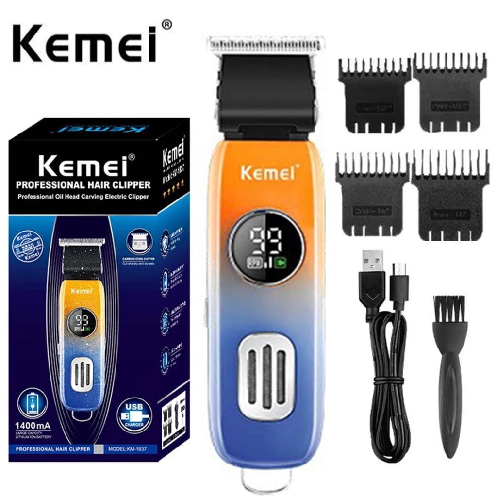 KEMEI KM 1837 - HAIR CLIPPER KM1837 Mesin Cukur Rambut