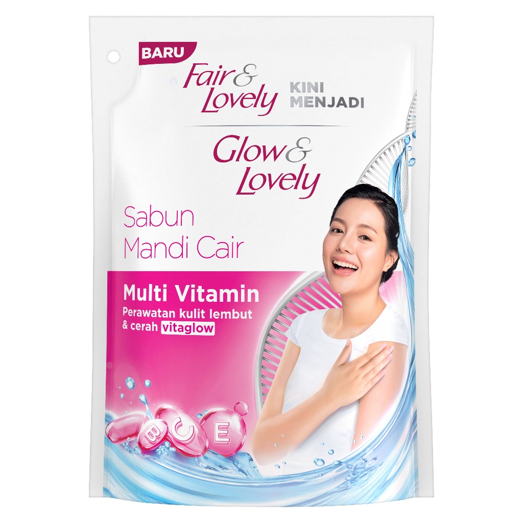 Glow&amp;Lovely Multi Vitamin Sabun Mandi Cair 400ml