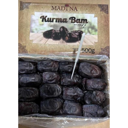 (KARTON) Kurma BAM / Kurma Anggur Bam 500GR Madu Premium Import / Oleh Oleh Haji dan Umroh