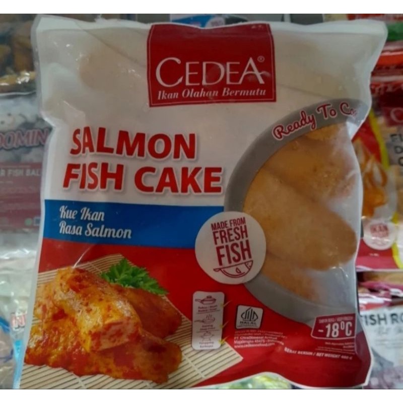 

Cedea Salmon Fish Cake / Kue Ikan Rasa Salmon | Berat Bersih 480gr