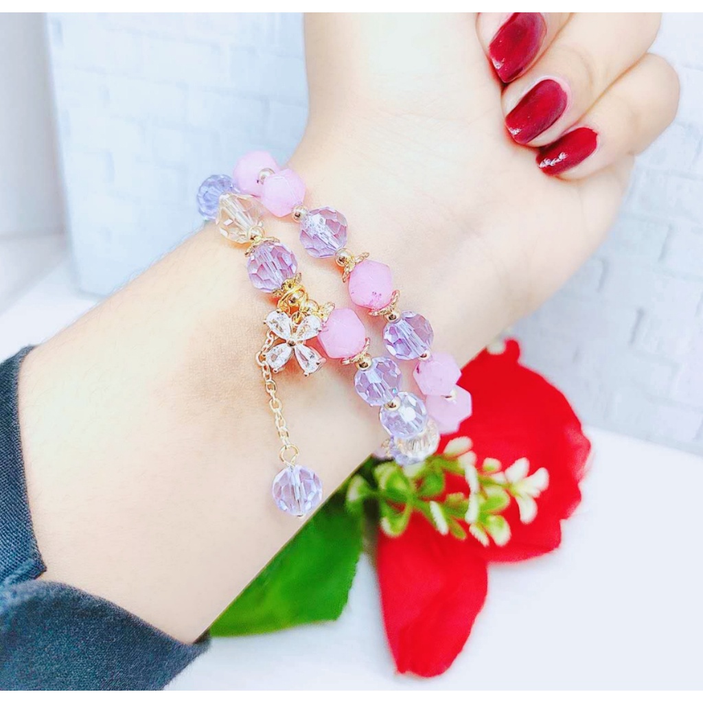 Gelang Kristal Terbaru Perhiasan Wanita Jewelry P41