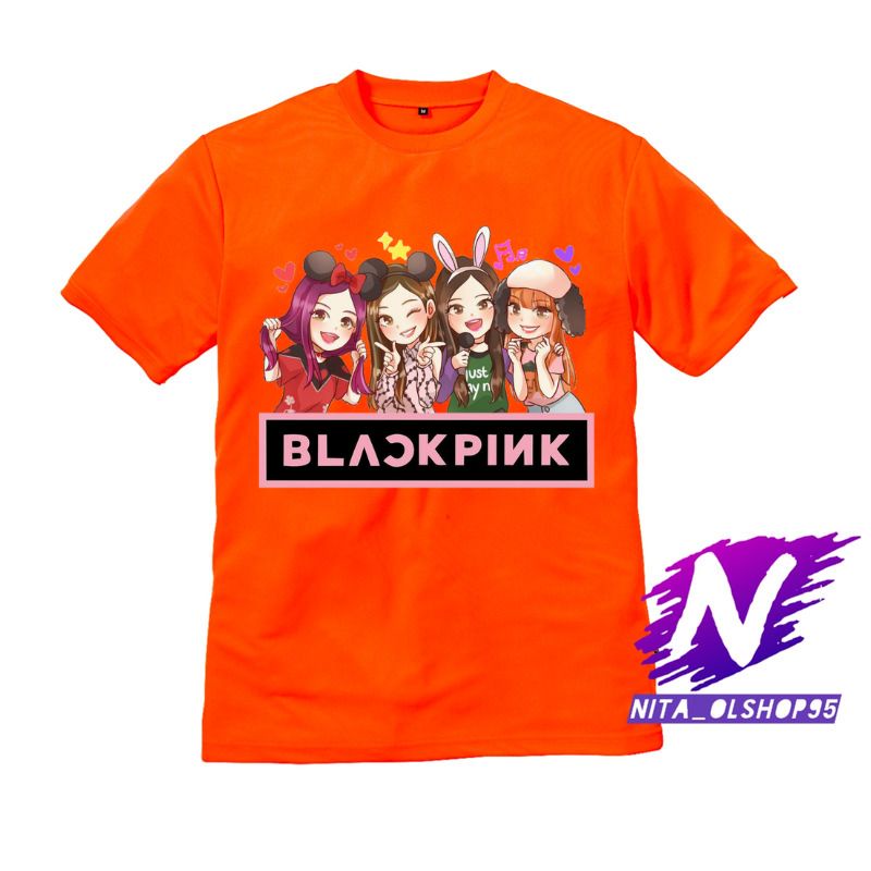 baju anak kaos anak blackpink