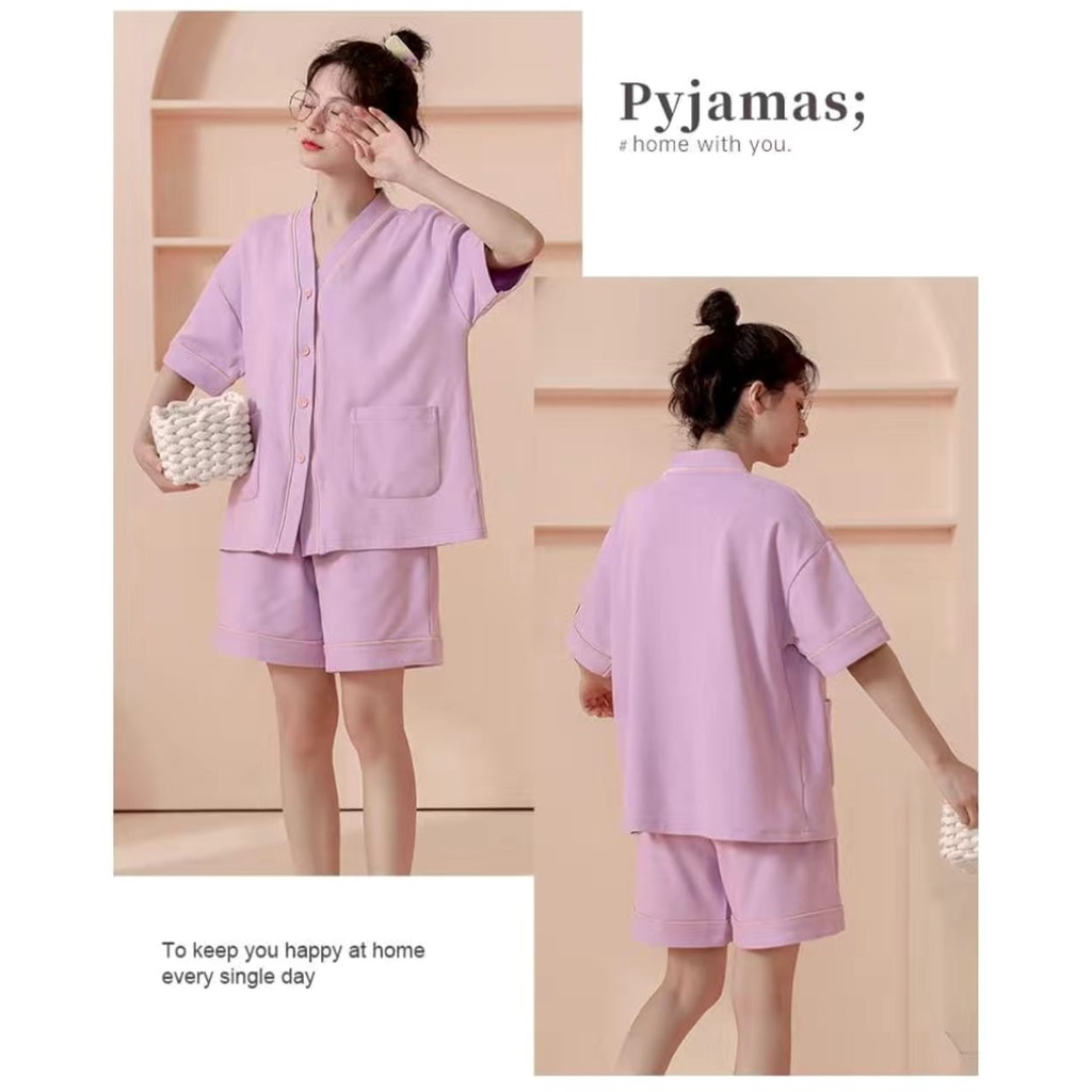 Baju tidur hotpants wanita bahan spandek import new arrival