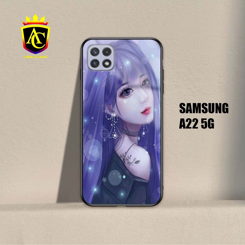 Case Samsung A22 5G Casing Samsung A22 5G Aneka Case [CW] Case Glossy Case Aesthetic Custom Case Ani