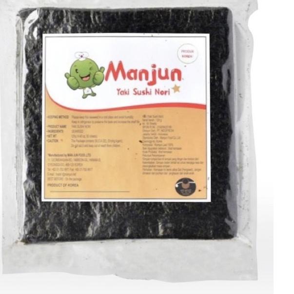 

➮ MANJUN SEAWEED LAVER Sushi Nori 50 sheets ➭