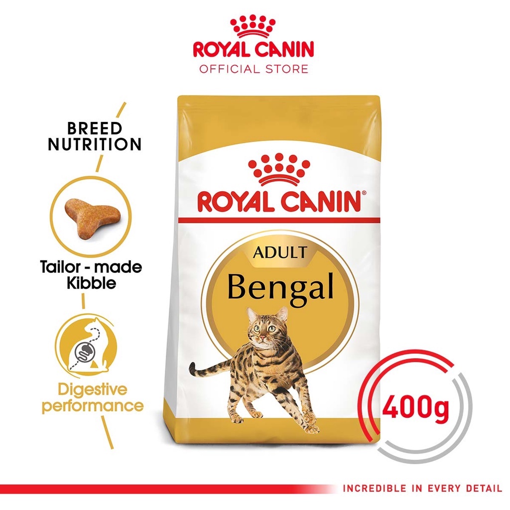 Royal Canin Bengal Adult (0.4kg) Dry Makanan Kucing Dewasa - Feline Breed Nutrition