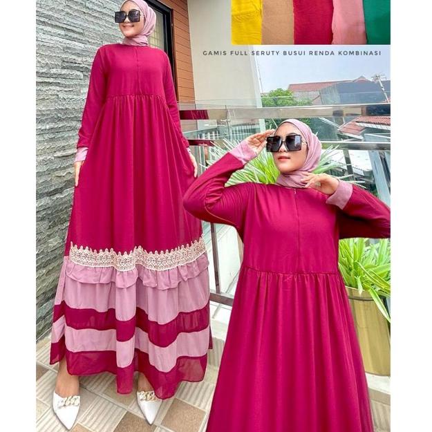 [ART. 3932 PGMTA GAMIS MEWAH PREMIUM KHUSUS GROSIR MIN 6 GAMIS  KONDANGAN KEKINIAN TANAH ABANG