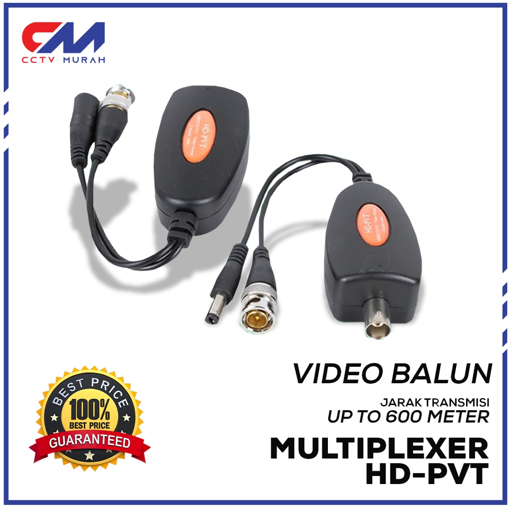 Konektor HD-PVT kabel tunggal Up To 600meter || Type KN-RG106 || Connector HD-PVT up to 600 Meter