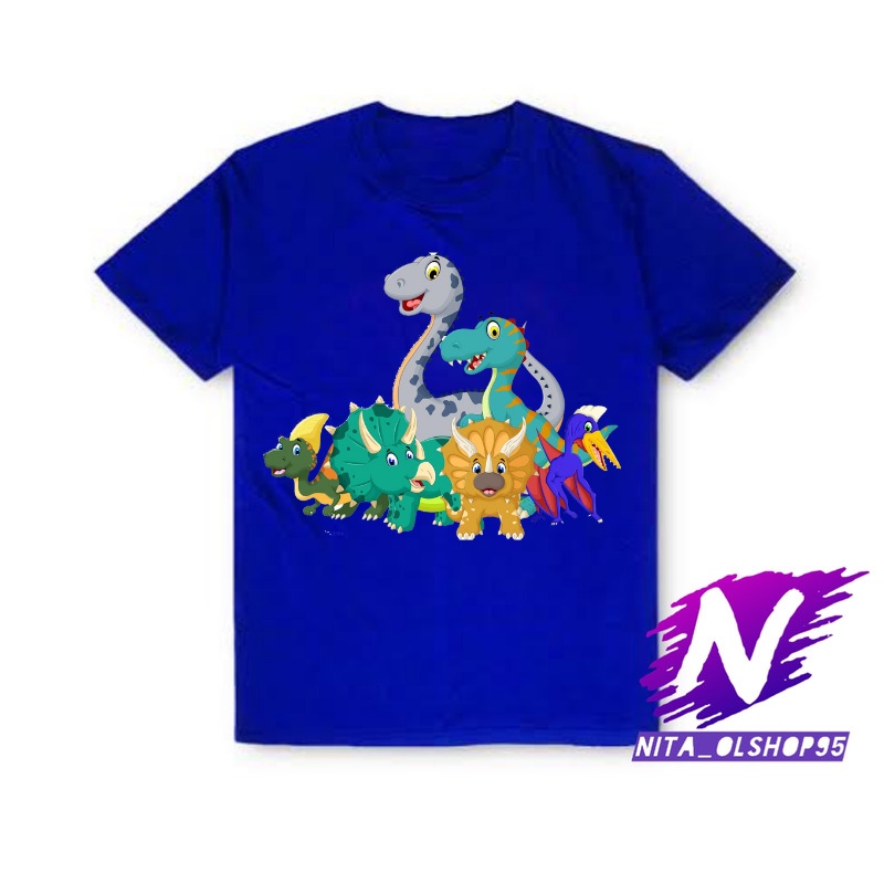 baju anak kaos anak dinosaurus