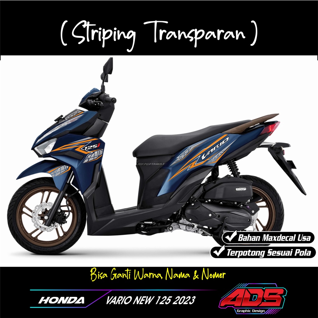 Striping Vario - Striping Vario 125 2023 Transparan Uv Bisa Custom