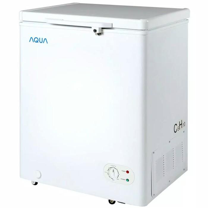 Chest Freezer Box Aqua Aqf 100W 100Liter Garansi Resmi