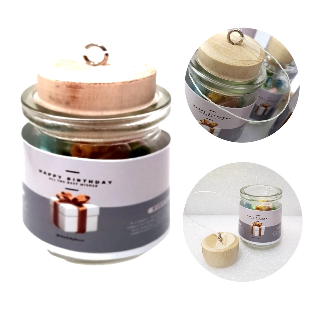 [ BELUM DI TULIS ]   Botol wish in jar  KACA Wished Bottle / botol wish in jarblessing jar  Kado unik Botol  ucapan  + tutup kayu+RING 0 / Message in bottle / wish in bottle /botol surat  message in bottle - wish in bottle - gift - souvernir - kado unik