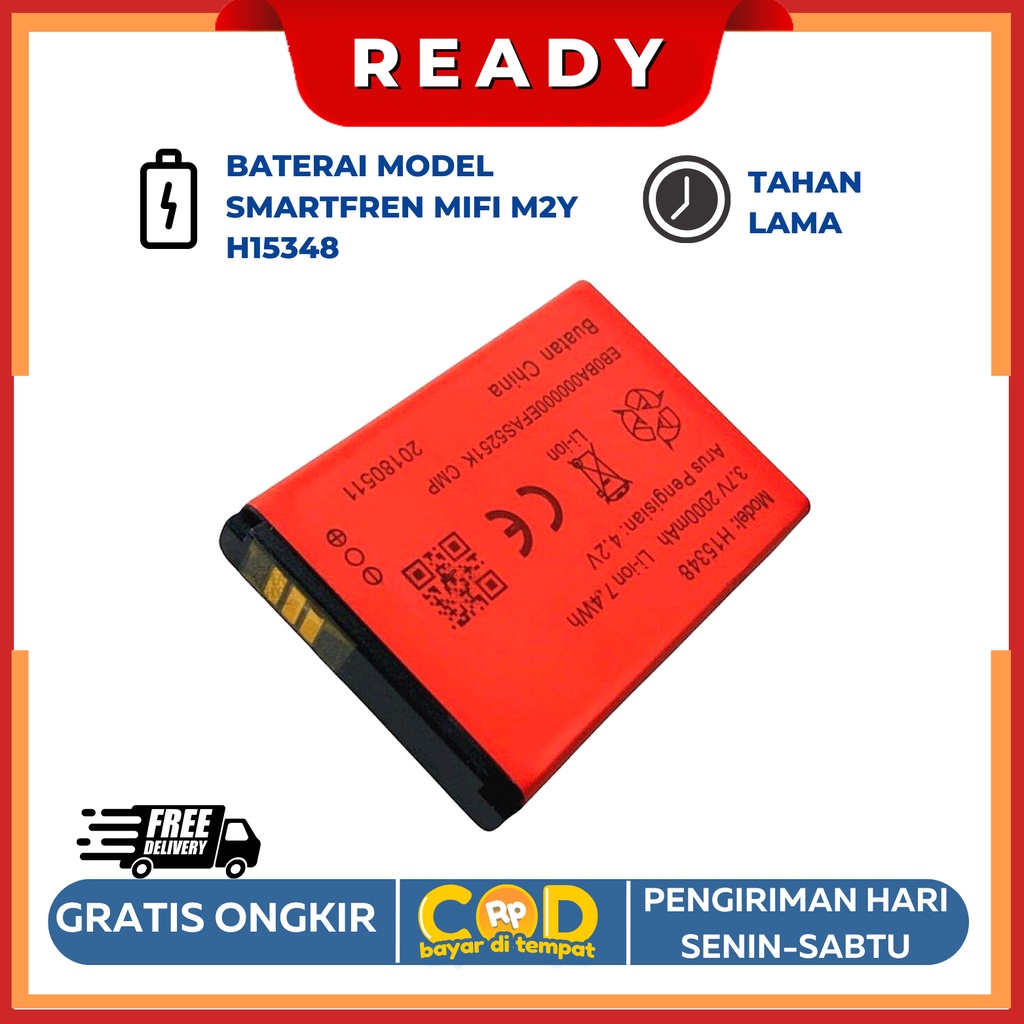 Baterai Model Smarfen Mifi M2Y 4G H15348