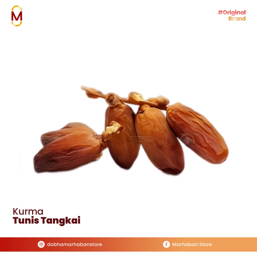 Kurma Tangkai Tunisia 1 kg Manis  | Kurma menu berbuka puasa | kurma ecer &amp; grosir