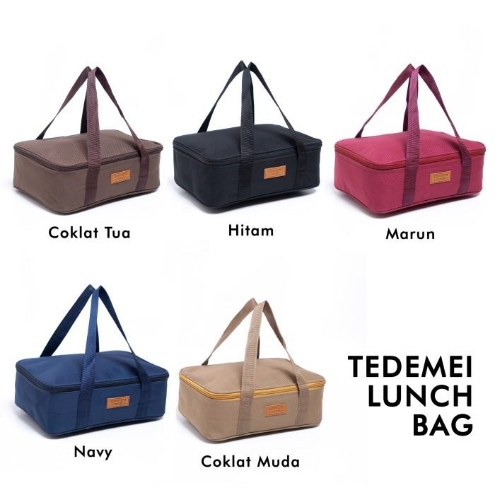 Set Kotak Makan Tedemei Dan Tas Bekal Kotak Bekal Jumbo Anti Tumpah