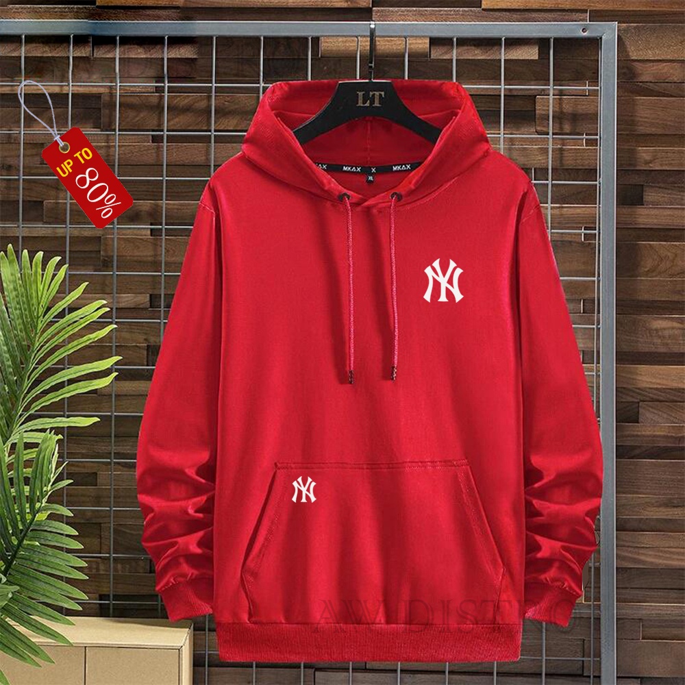 COD Promo Termurah Sweater Hoodie Modern A.B NY  Text Putih Premium Quality